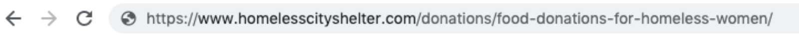 homeless structure url structure