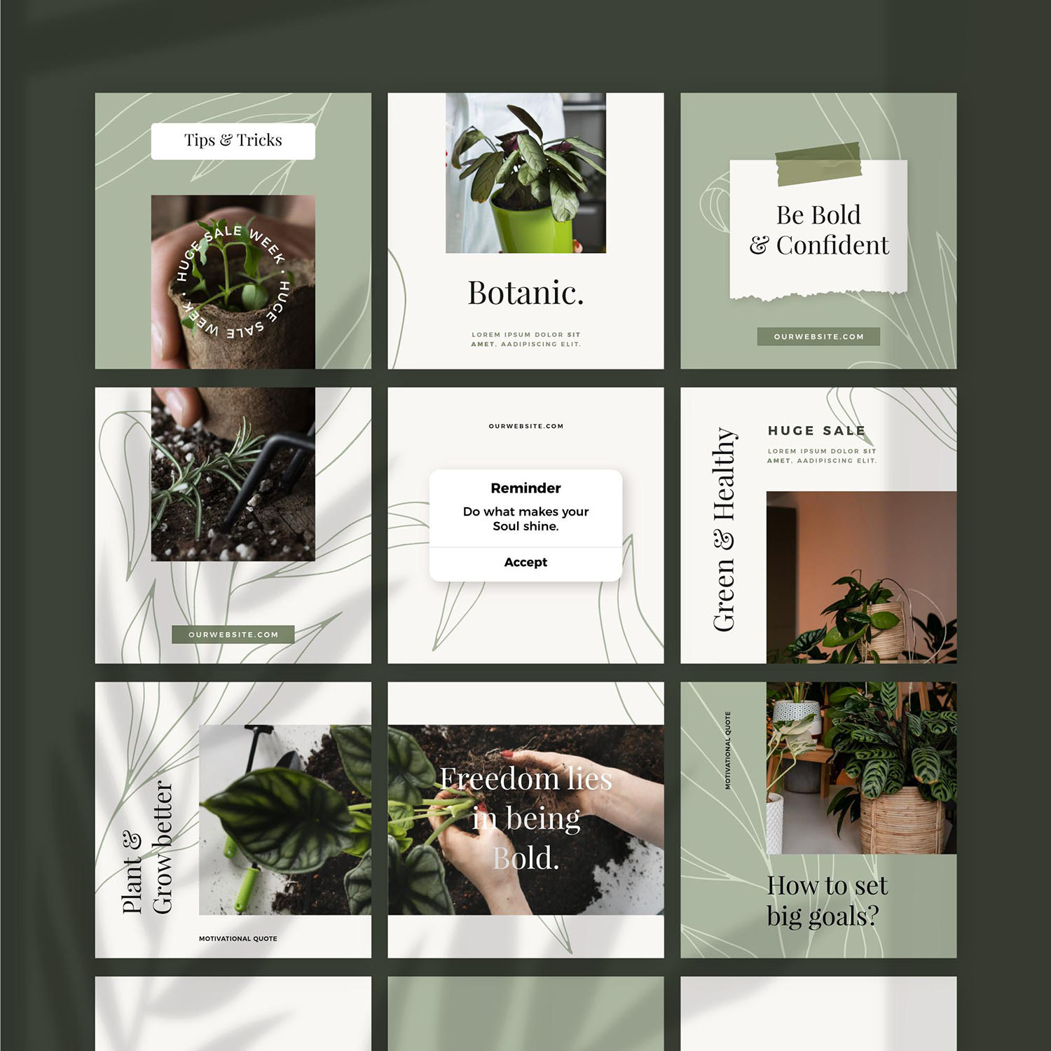 instagram grid view